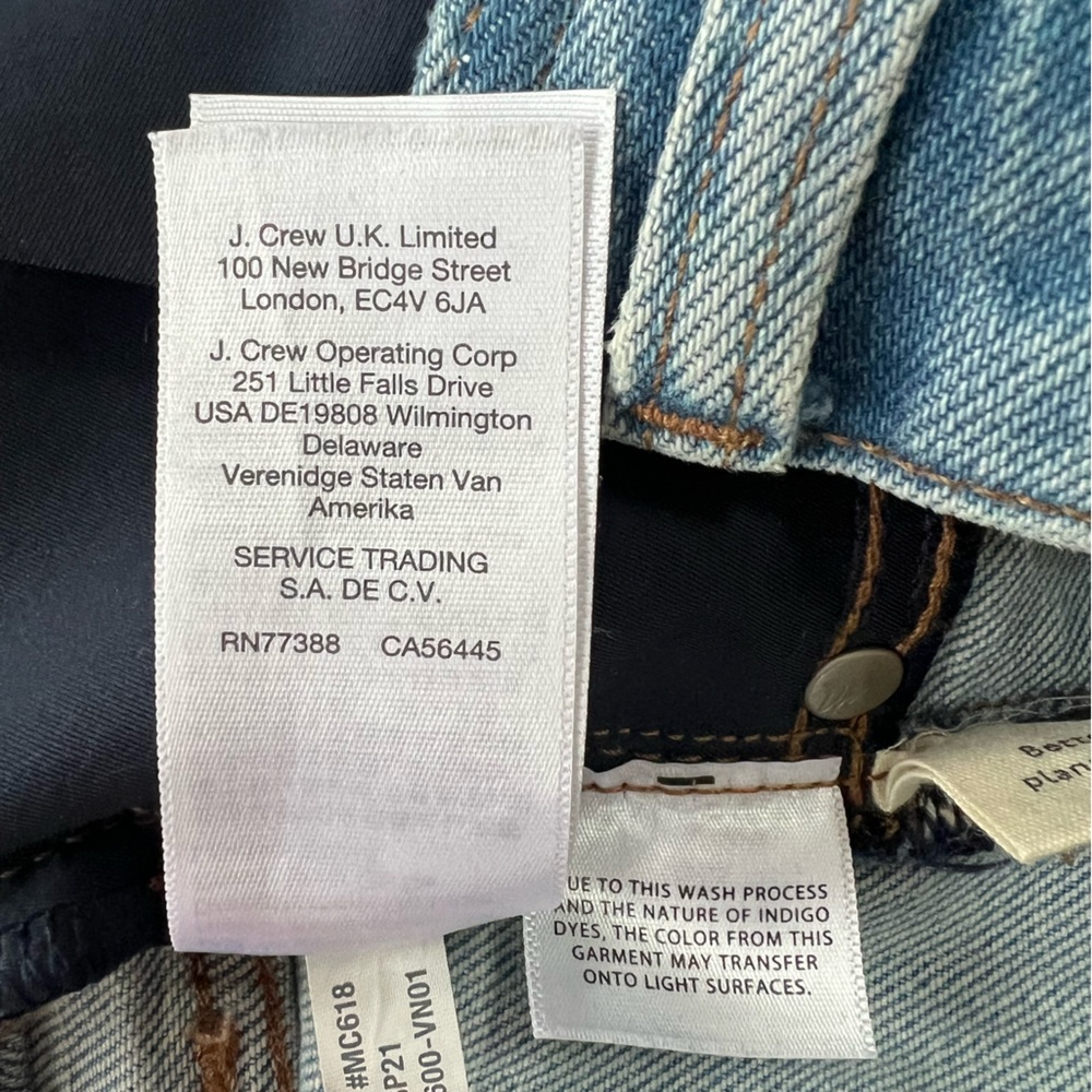 Madewell The Maternity Side-Panel Perfect Vntg Distressed Jeans, Light Blue, 28 - Picture 14 of 14